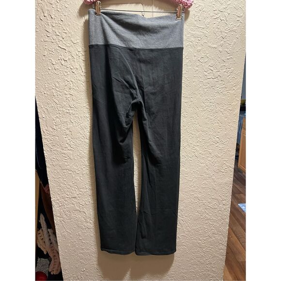 Victorias Secret Black With Grey Band Bootcut Leggings Woman’s Size Medium-Disco - Picture 10 of 14